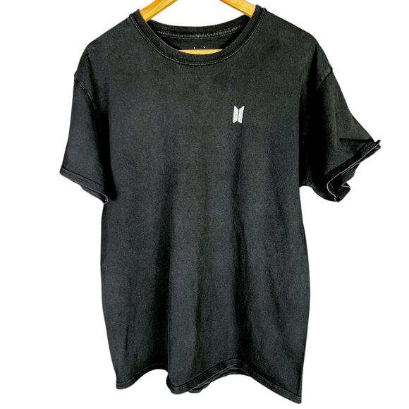 BTS Speak Yourself K-Pop Black Big Hit Entertainment T-Shirt - Size L - Picture 2 of 4